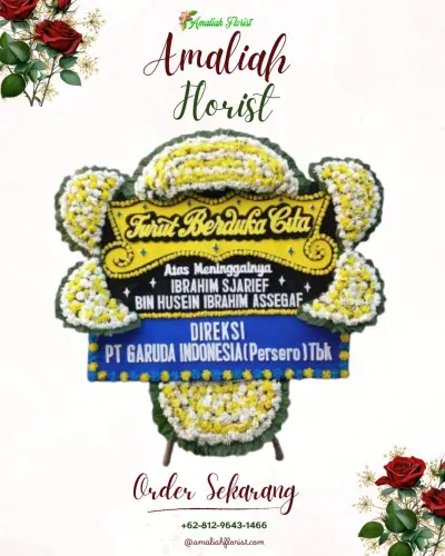 Papan Bunga Duka di Wangandowo