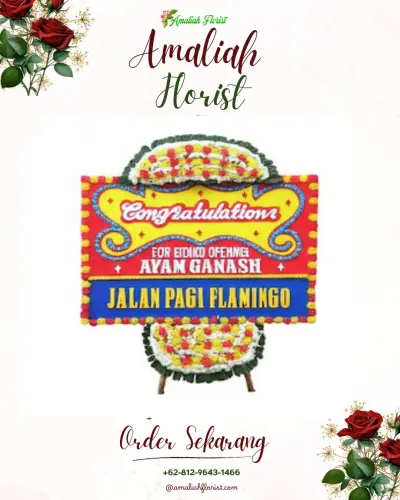 Bunga Papan Congratulation di Wangandowo